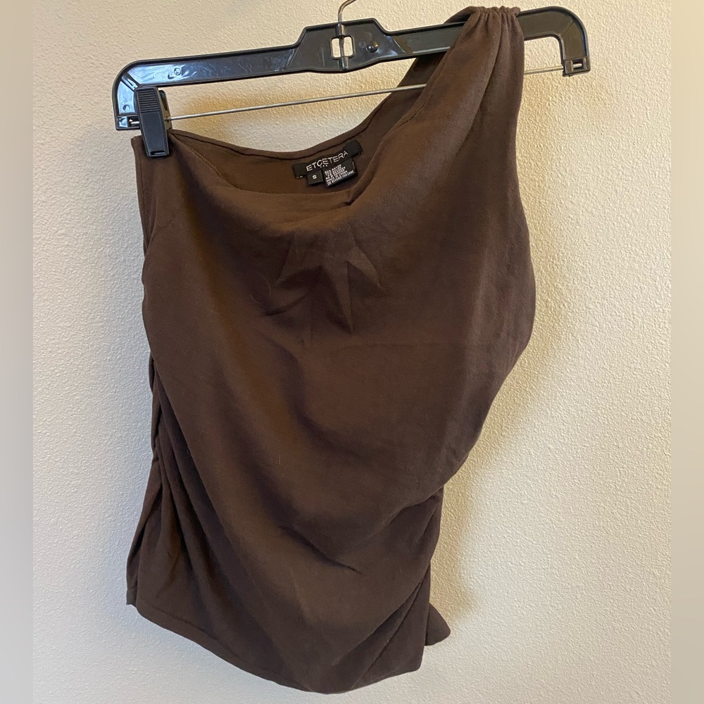 Women’s brown dress tank